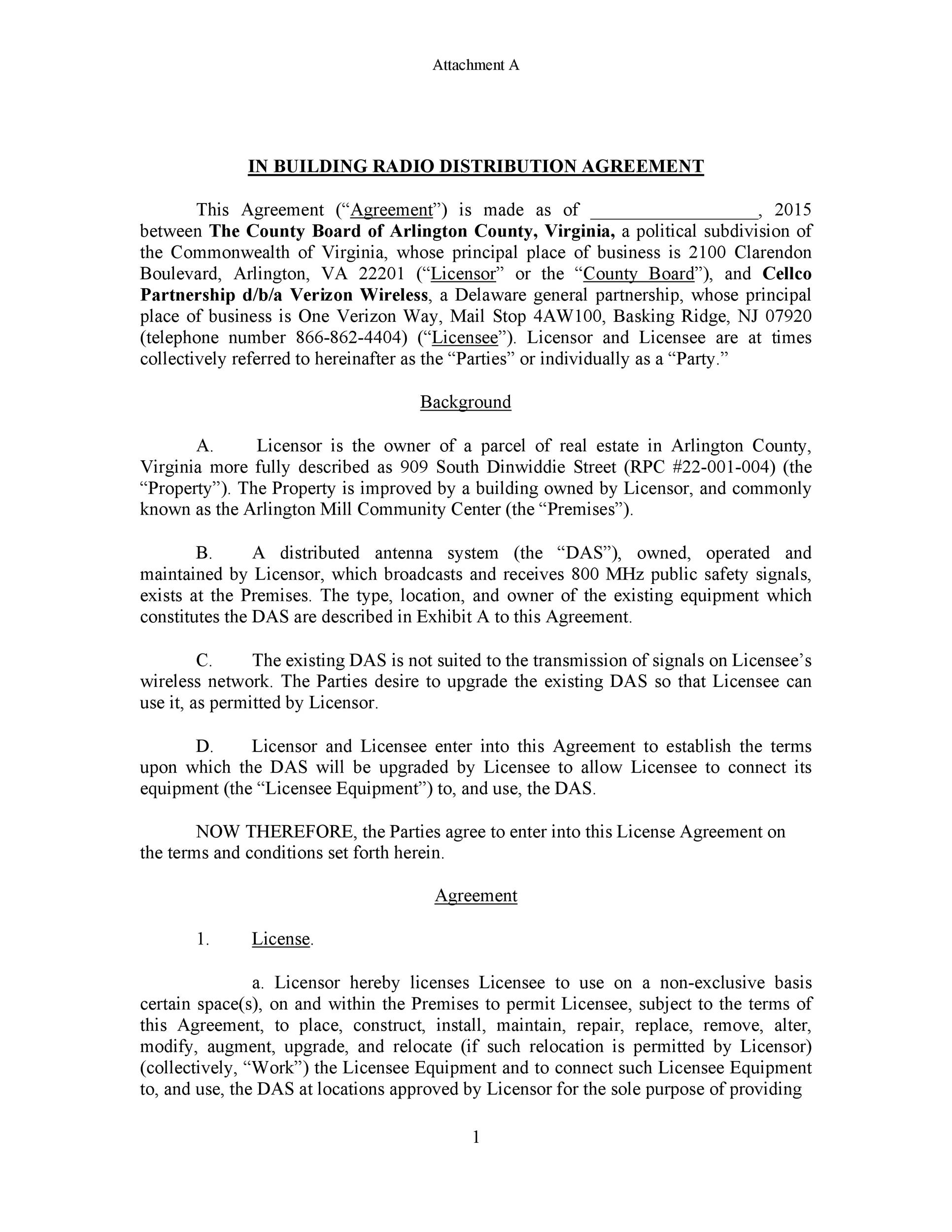 Distribution Agreement Template Sample