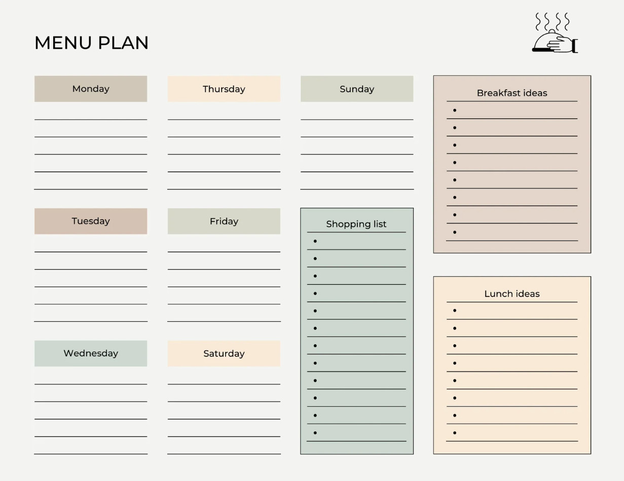 Example of Diet Meal Plan Template Example of Diet Meal Plan Template